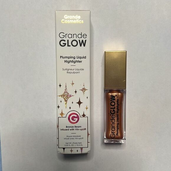 GrandeGLOW Plumping Liquid Highlighter in Bronze Beam - Picture 2 of 2
